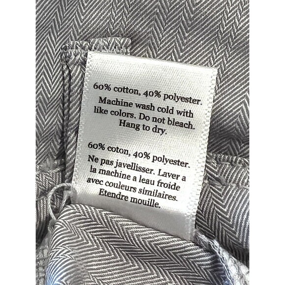 Publish Pants Women Size 27 Light Grey Cotton Straight Leg Mid Rise Relaxed - Picture 10 of 10